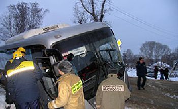 Автобус рейса Таллин-Киев перевернулся на скорости 125 км/ч