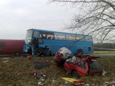 В Чехии возле Остравы произошло трагическое ДТП