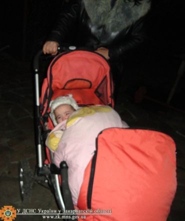 В Иршаве пожарные спасли женщину с ребенком в коляске