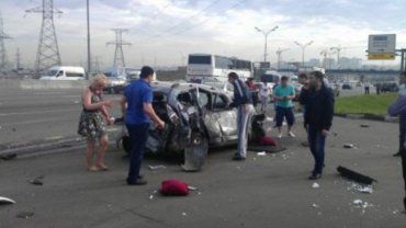 На трассе Киев-Чоп произошло крупное дорожно-транспортное происшествие
