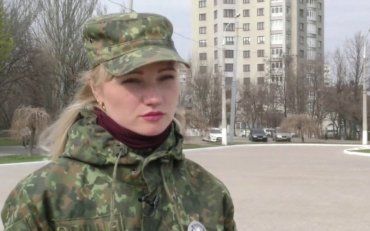 Офіцер Ірина Кухтіна затримала горлівського бойовика
