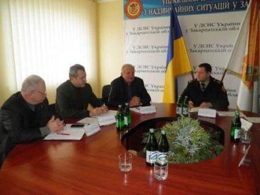 Круглый стол в Управлении ДСНС Украины в Закарпатской области