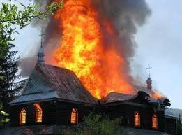 В селе Завидово Мукачевского района горел православный храм