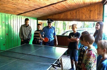 Иршавская милиция отдыхает вместе с детьми с Киевщины