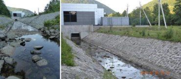 За последний год вдоль реки Шипот умудрились построить несколько малых ГЭС