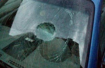 В Ужгороде пострадал Daewoo синего цвета на словацких номерах