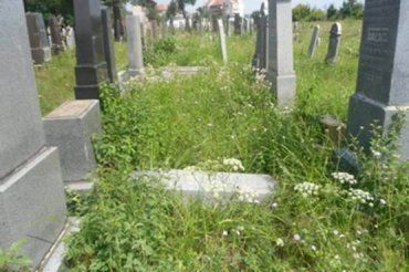 Вандализм на еврейском кладбище в Ужгороде