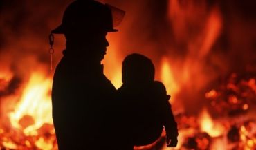 Двухрічна дитина вчаділа на пожежі