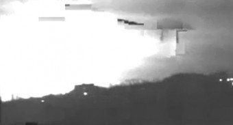 Взрыв в Донецке зафиксировали камеры видеонаблюдения