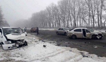 На Вінничині в результаті ДТП постраждало шесто людей