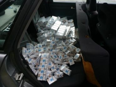 В Закарпатье милиция изъяла сигареты на 137 тысяч гривен