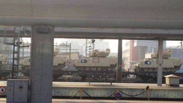 В Австрии были замечены американские танки: "Их везут в Украину"