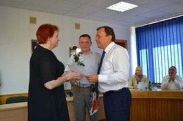 Виктор Погорелов вручал грамоты Ужгородского горсовета