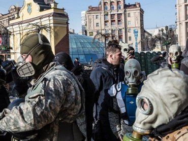 В центре Киева начался хаос