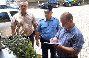 Иршавские милиционеры оперативно изъяли мак в селе Осий