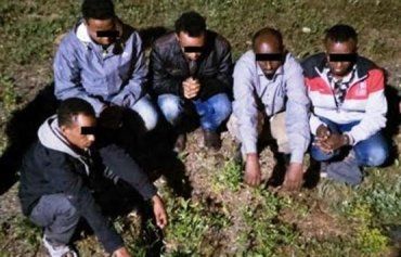 На границе Закарпатья задержали пять нелегалов из Африки