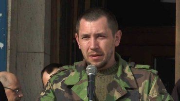 Лидер закарпатского "Правого сектора" Александр Сачко