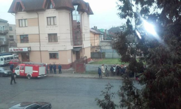 Сообщение в милиции о заминировании получили и по зданию Мукачевской РГА