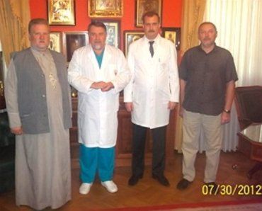 Профессор архимандрит Виктор (Бедь) посетил московское представительство УУБА