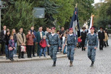 По случаю Дня Защитника в Ужгороде состоялся военный парад