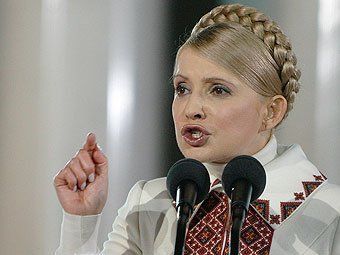 "Я продолжу работу Ющенко в этом направлении", - подчеркнула Юлия Тимошенко