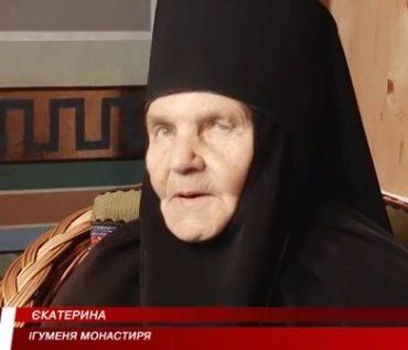 Игуменья Углянского монастыря Екатерина, которой на днях исполнилось 90 лет