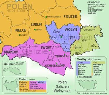 Большая часть русин жила в австрийской Галиции