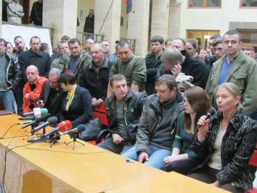 Пресс-конференция, посвященная люстрации органов власти в Закарпатье