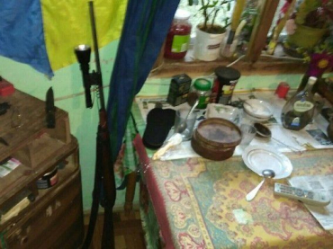 Дома у 57-летнего жителя пгт.Ясиня правоохранители изъяли целый арсенал оружия