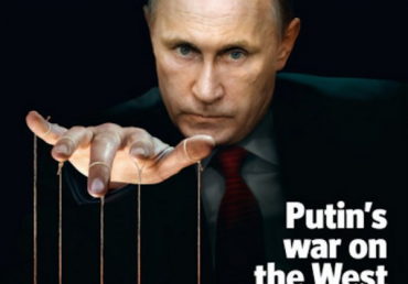Путин в последние месяцы часто появляется на обложках западных изданий