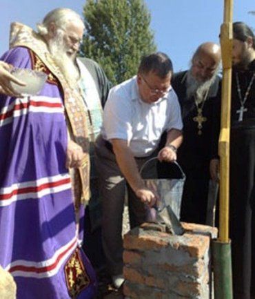 В Белой Церкови заложили памятную капсулу под строительство храма Всех святых
