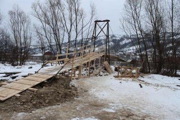 Мост был поврежден еще 21 ноября 2015