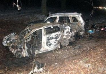 У аварії загинула жінка, а два автомобілі згоріли вщент