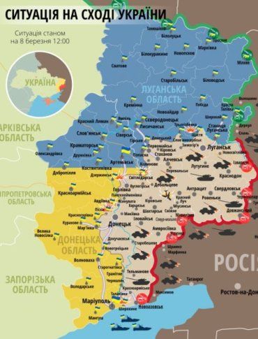 В течение минувших суток в результате обстрелов на Донбассе погиб один боец АТО