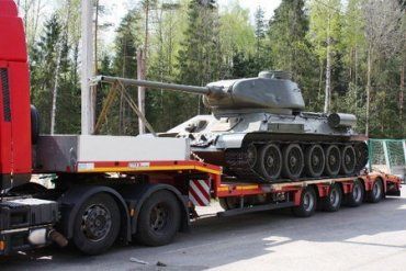 На танк Т-34 был наложен арест