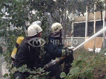 Киевские пожарники спасли Министерство финансов от пожара