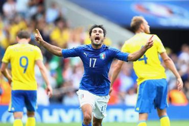 Италия — Швеция 1:0