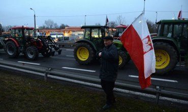 На акцию вышли фермеры, пострадавших от санкций России на ввоз продуктов
