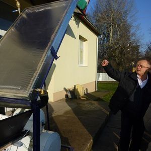 У Часлівцях мешканці можуть самі сконструювати сонячний колектор