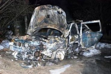 В Киеве из-за ДТП сгорели сразу 3 авто