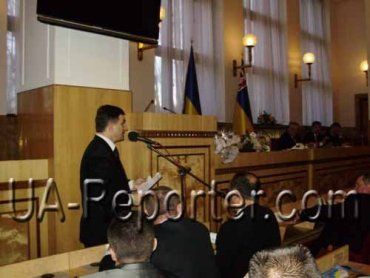 На сесії Закарпатської обласної ради нового скликання