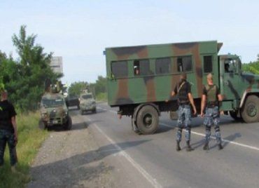 Колонна военной техники вечером 12 июля прибыла в Мукачево