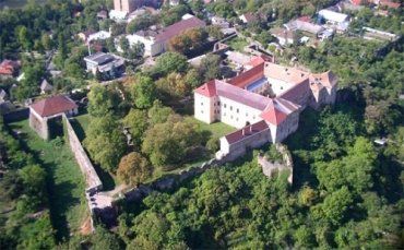Вид на замок в Ужгороде