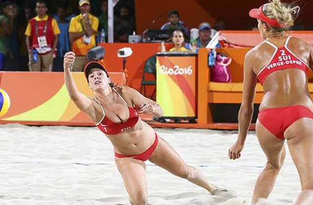 Волейболистка с выдающимися формами заставила Рио-2016 смотреть пляжный волейбол (ФОТО) Reporter UA